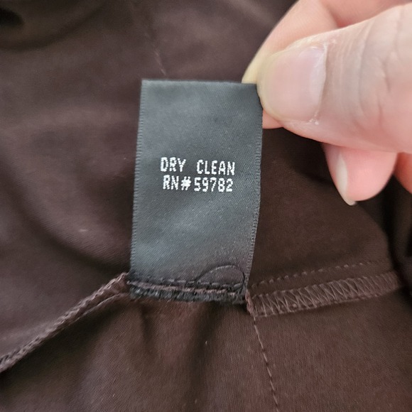 Adrianna Papell Dress sz 12 Brown V-neck Shutter Pleat Tiered Sleeveless Lined - Picture 13 of 14